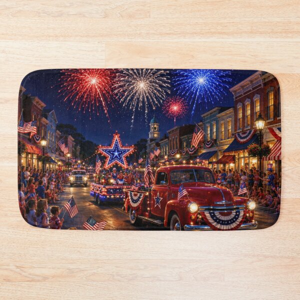 Item preview, Camioneta roja patriótica designed and sold by jgvisualarts.