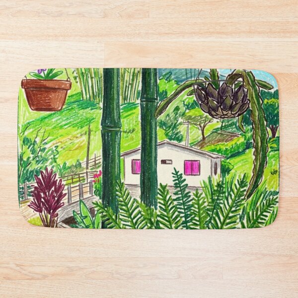 Item preview, Hanging flowers under the roof designed and sold by CristianCEB.