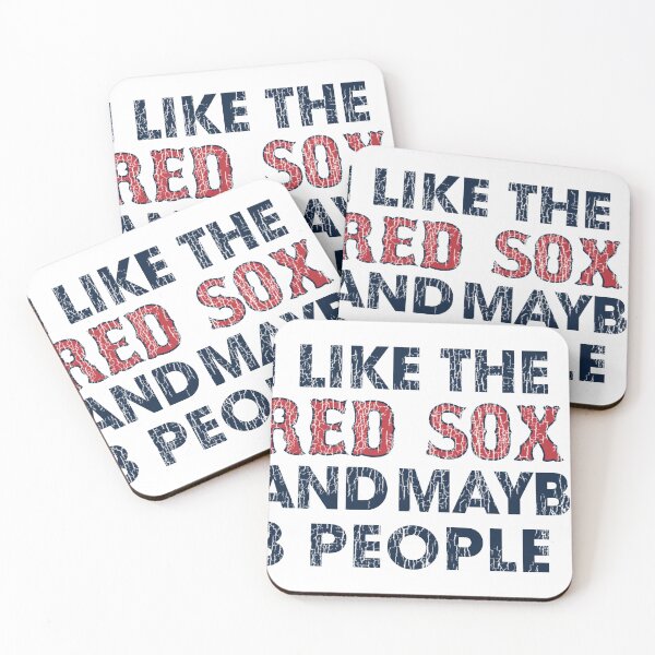Aperçu de l'œuvre J'aime les Red Sox et peut-être 3 personnes créée et vendue par pink-beagle.