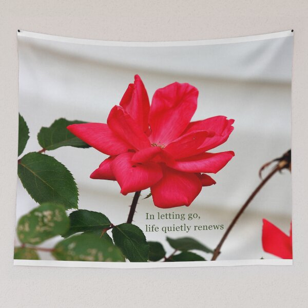 Item preview, Withered Rose Renewal – Letting Go Quote designed and sold by Seeds of Wellness.
