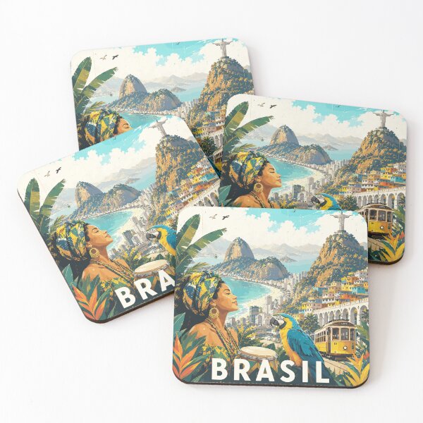 Item preview, Brazil, a country of colors and rhythms designed and sold by EdwinkOne.
