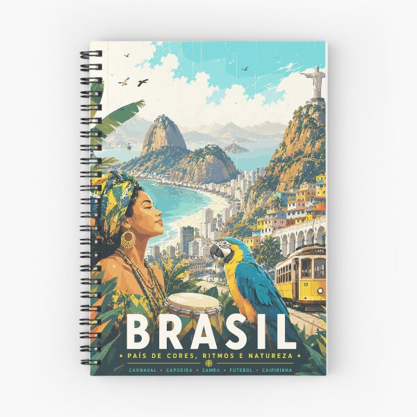 Item preview, Brazil, a country of colors and rhythms designed and sold by AtuqStudio.