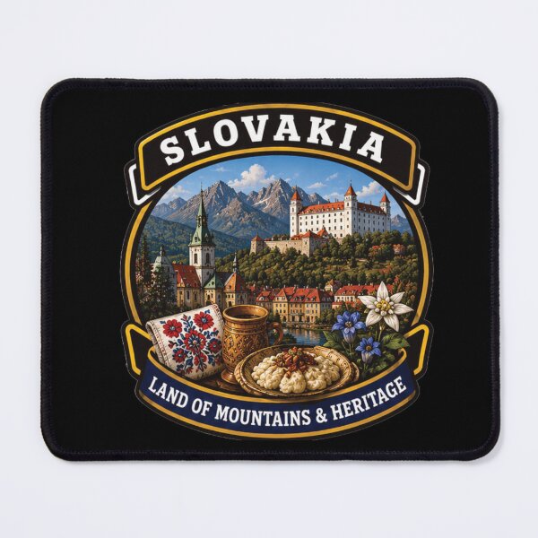 Item preview, Slovakia – Land of Mountains and Castles designed and sold by GnuArt.