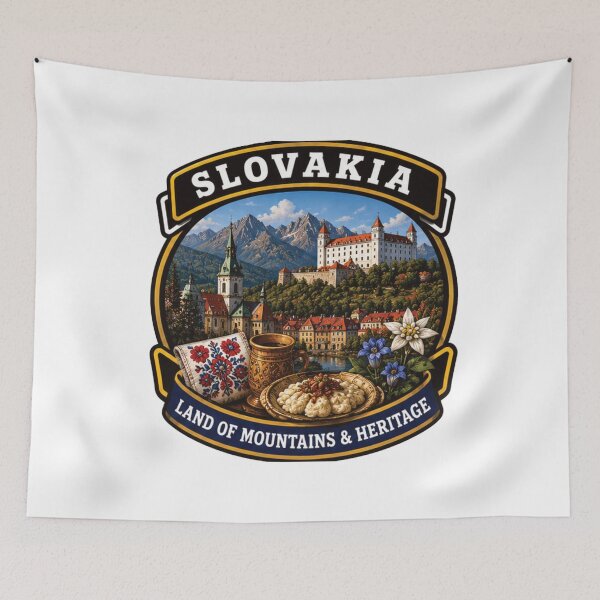 Item preview, Slovakia – Land of Mountains and Castles designed and sold by GnuArt.