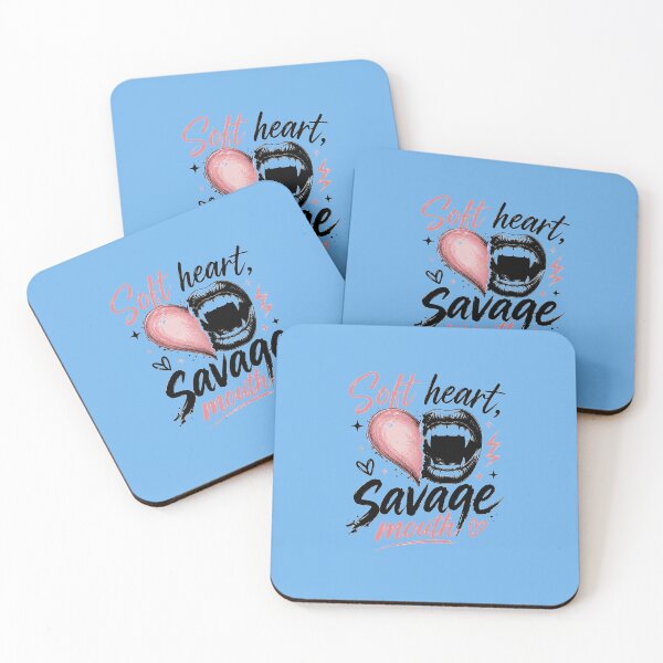 Item preview, Soft Heart Savage Mouth designed and sold by Beautifully Off Track Co..