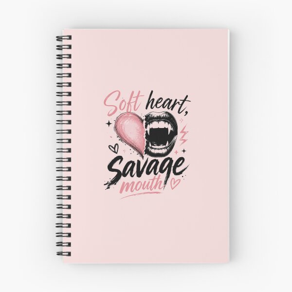 Item preview, Soft Heart Savage Mouth designed and sold by Beautifully Off Track Co..