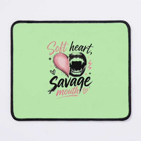 Item preview, Soft Heart Savage Mouth designed and sold by Beautifully Off Track Co..
