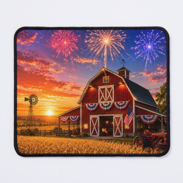 Item preview, 4th of July Farm Scene designed and sold by jgvisualarts.