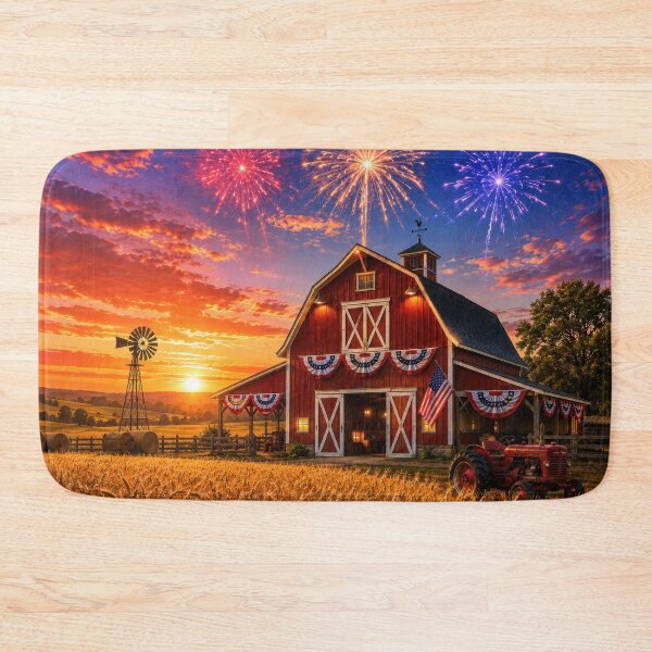 Item preview, 4th of July Farm Scene designed and sold by jgvisualarts.