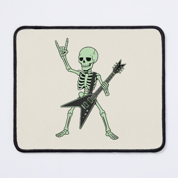 Item preview, Mint Green Skeleton Playing Guitar Design designed and sold by American Spirit.