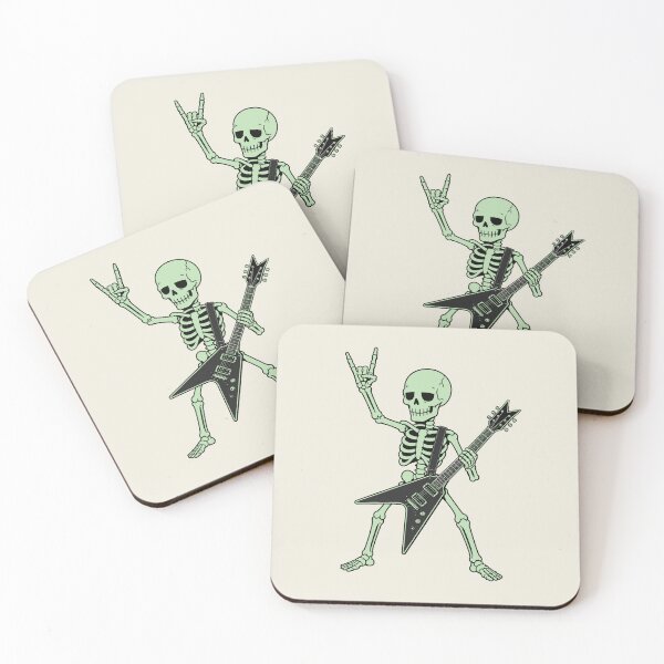 Item preview, Mint Green Skeleton Playing Guitar Design designed and sold by American Spirit.