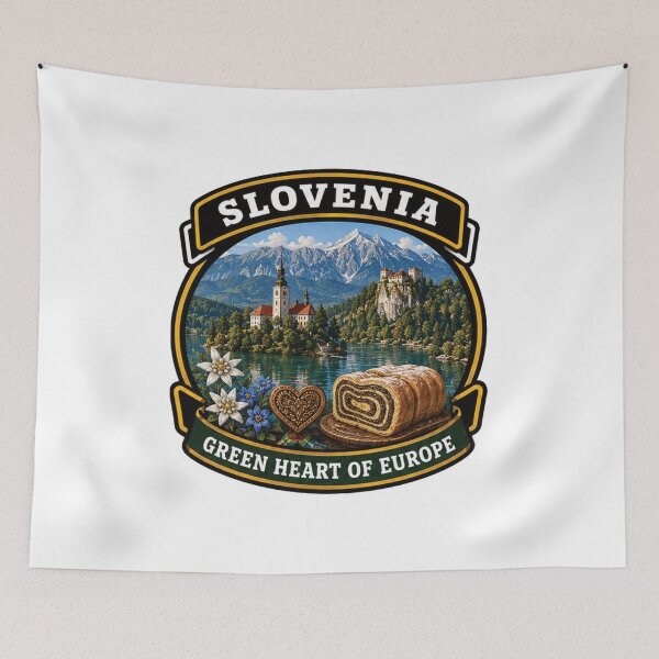 Item preview, Slovenia – Hidden Jewel of the Alps designed and sold by GnuArt.