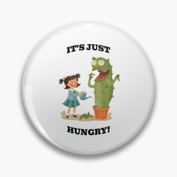 Item preview, Funny Cactus Monster Plant Retro Comic Meme  designed and sold by RareVisuals.