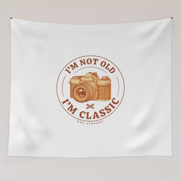 Item preview, I'm Not Old I'm Classic – Vintage Camera Photography Lover designed and sold by ArcticFoxStudio.