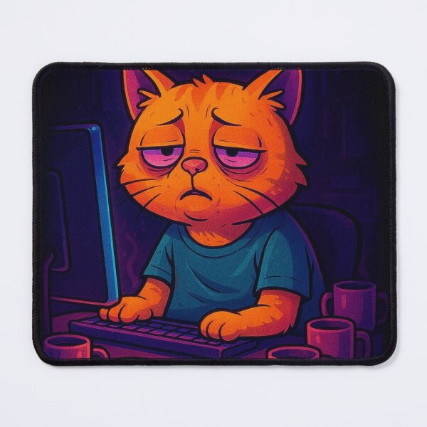 Item preview, Coding Cat at 3AM designed and sold by FalistY.