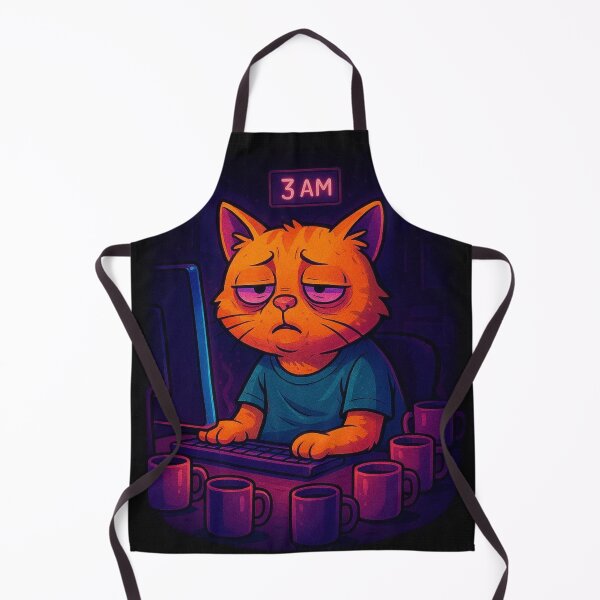 Item preview, Coding Cat at 3AM designed and sold by FalistY.