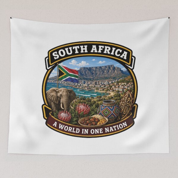 Item preview, South Africa – World in One Country designed and sold by GnuArt.