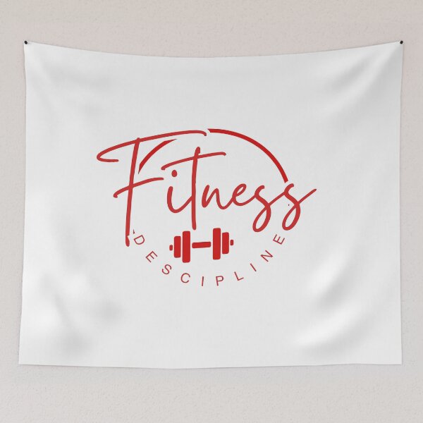 Item preview, Fitness Discipline Workout Design | Gym Motivation Dumbbell Graphic designed and sold by 95PrintAura.