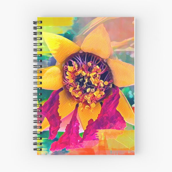 Item preview, Psychedelic Glitch Art Passion Flower Digital Painting designed and sold by BalkanBloom.
