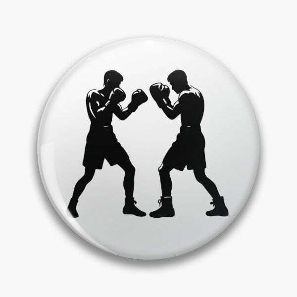 Item preview, Boxing Fan Cartoon Sticker | Boxing Supporter Design designed and sold by aminesez22.