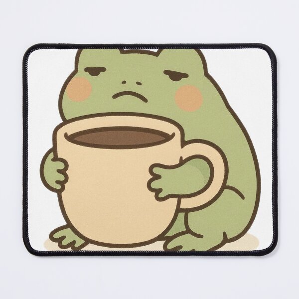 Item preview, Frog Running on Coffee designed and sold by FalistY.