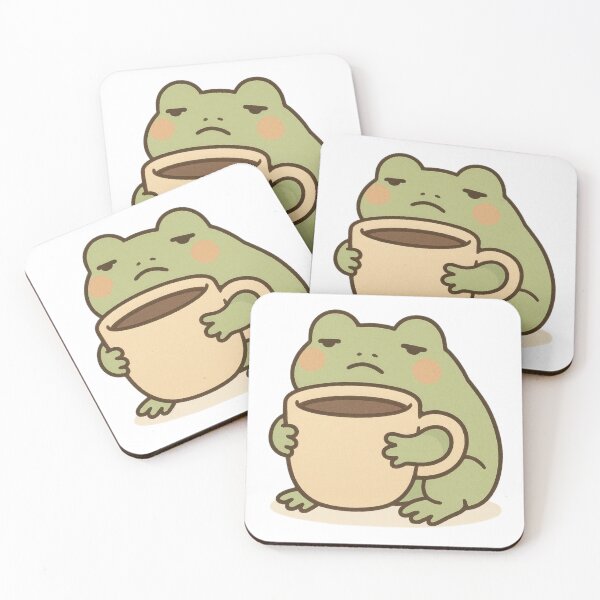 Item preview, Frog Running on Coffee designed and sold by FalistY.