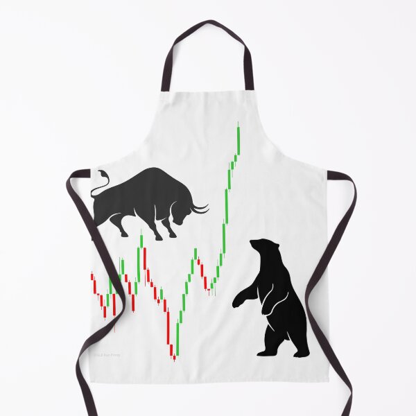 Item preview, Bull vs Bear Market Trading Art — Candlestick Chart — Stock Market Gift for Traders designed and sold by Bullrunprints.