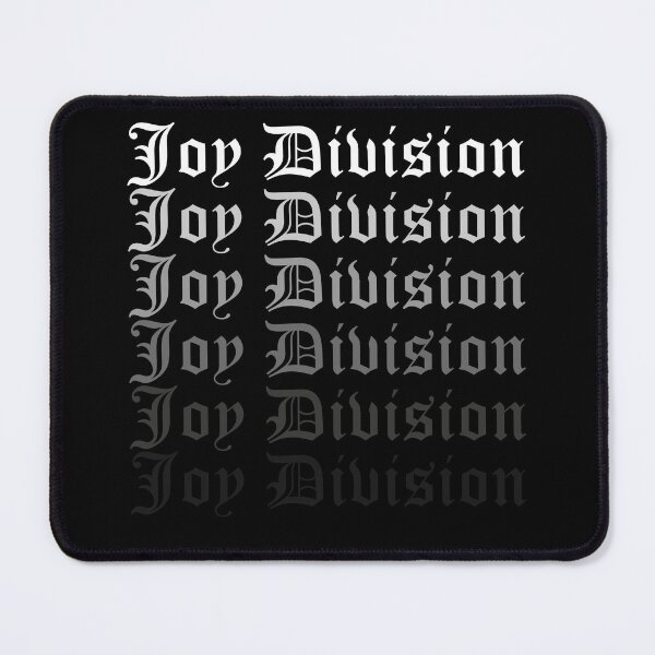 Item preview, Joy Division Gothic Typography – Multiplying Text Tribute Design designed and sold by simpledarkwavewisdom.