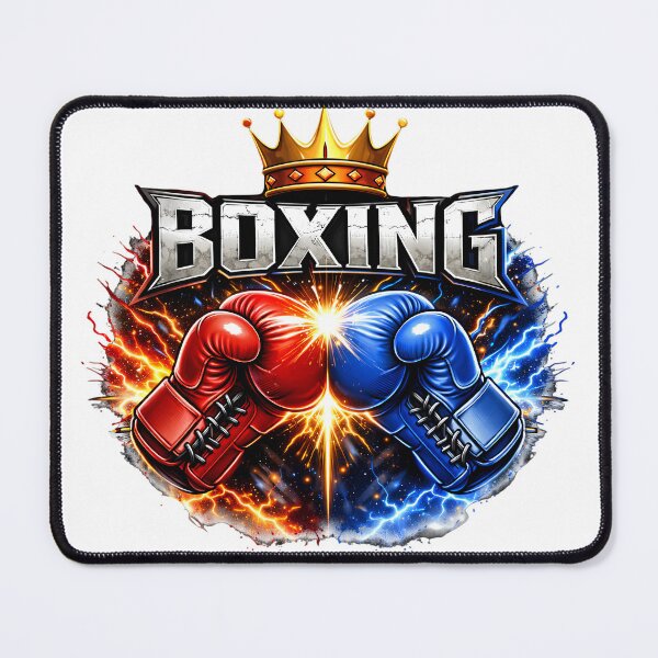 Item preview, Boxing Fan Cartoon Sticker | Boxing Supporter Design designed and sold by aminesez22.