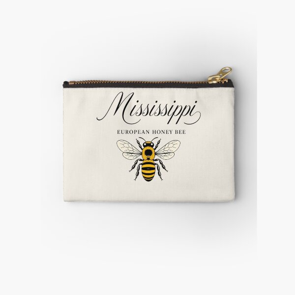 Item preview, Mississippi European Honey Bee Vintage State Insect Art Print designed and sold by The-Drip-Studio.