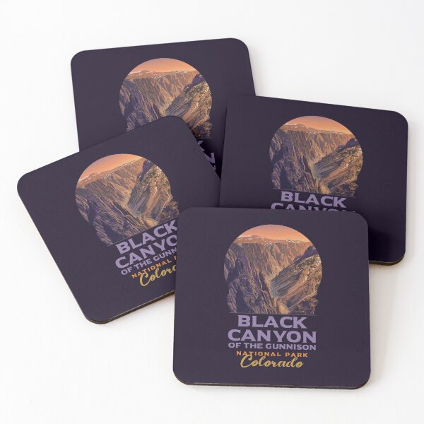 Item preview, Black Canyon of the Gunnison Colorado Vintage Poster designed and sold by LinaValearte.