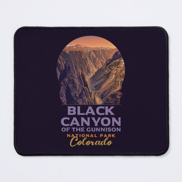 Item preview, Black Canyon of the Gunnison Colorado Vintage Poster designed and sold by LinaValearte.