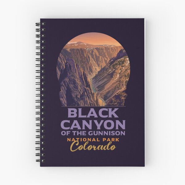 Item preview, Black Canyon of the Gunnison Colorado Vintage Poster designed and sold by LinaValearte.