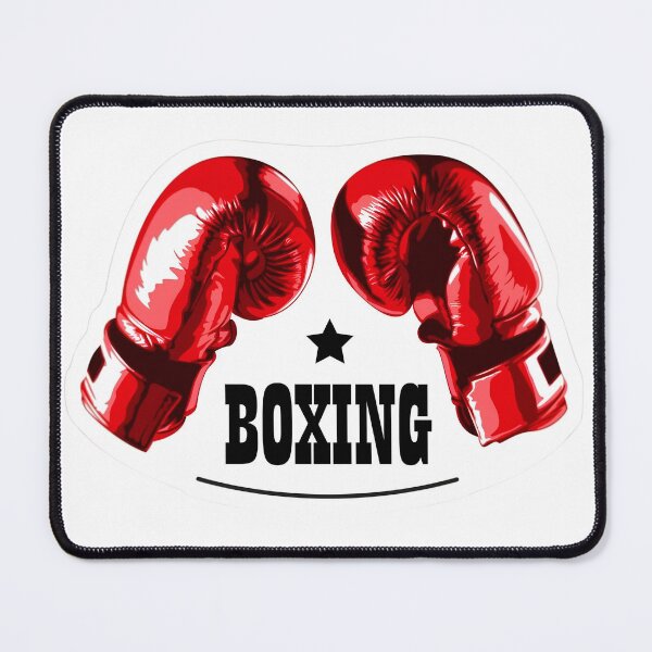 Item preview, Boxing Fan Cartoon Sticker | Boxing Supporter Design designed and sold by aminesez22.