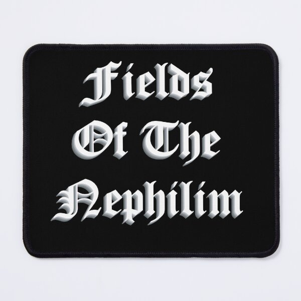 Item preview, Fields of the Nephilim – Gothic Rock Tribute Typography designed and sold by simpledarkwavewisdom.