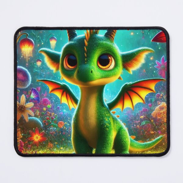 Item preview, “A small dragon in an enchanted meadow.” designed and sold by Baza-nowosci.