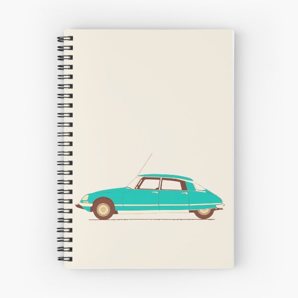 Item preview, Retro Teal Citroën DS Vintage French Car Illustration	 designed and sold by Victor Shadehorn.