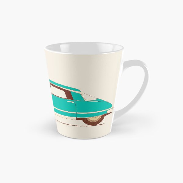 Item preview, Retro Teal Citroën DS Vintage French Car Illustration	 designed and sold by Victor Shadehorn.