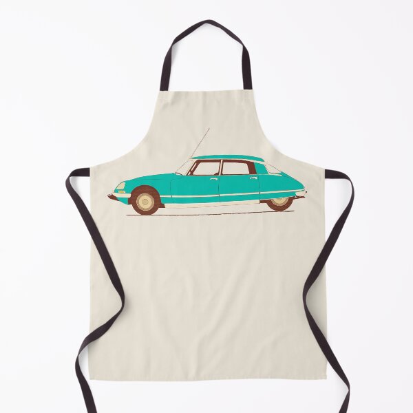Item preview, Retro Teal Citroën DS Vintage French Car Illustration	 designed and sold by Victor Shadehorn.