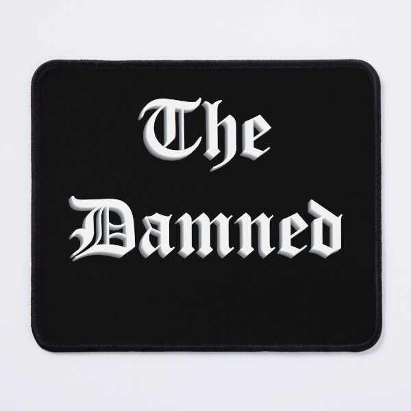 Item preview, The Damned – Gothic Tribute Typography designed and sold by simpledarkwavewisdom.