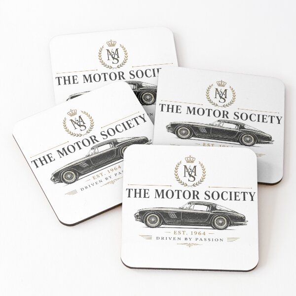 Item preview, Vintage Motor Society Classic Car Racing Club Luxury Design designed and sold by Ivory Code.