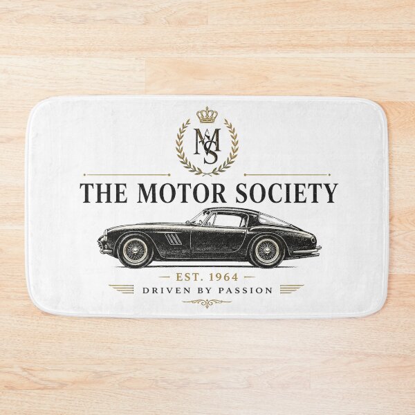 Item preview, Vintage Motor Society Classic Car Racing Club Luxury Design designed and sold by Ivory Code.