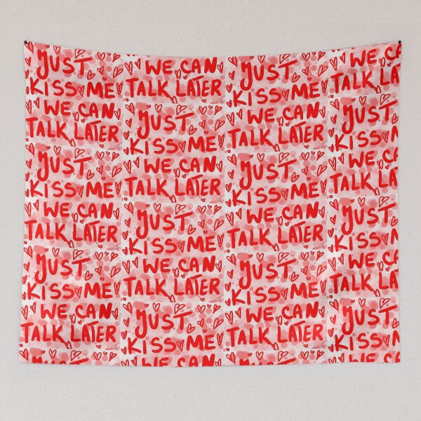 Item preview, Just kiss me , we can talk later designed and sold by Kasia1987t.