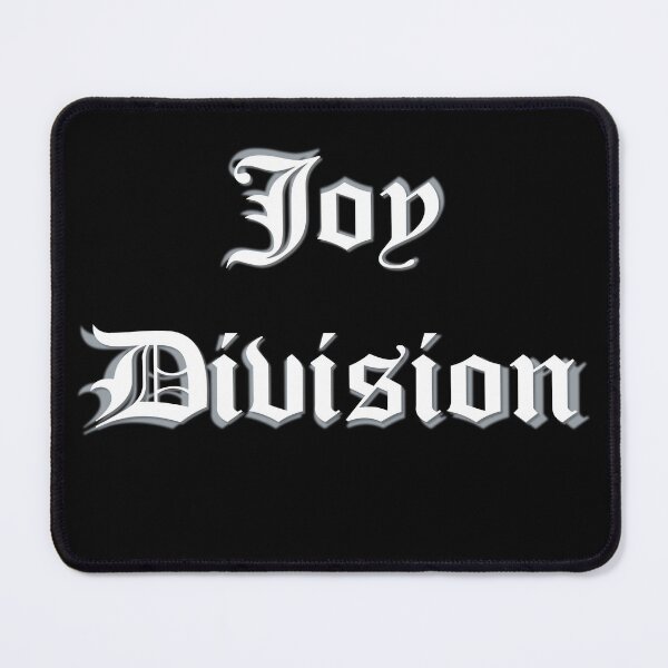 Item preview, Joy Division Gothic Typography – Post-Punk Tribute Design designed and sold by simpledarkwavewisdom.