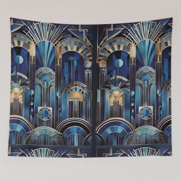Item preview, Art Deco Urban Night pattern designed and sold by CMooreWorx.