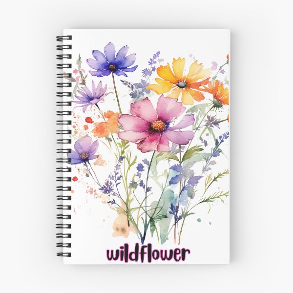 Artikelvorschau, Aquarell-Blumendesign mit Wildblumen | Boho-Cottagecore-Blumenkunst entworfen und verkauft von JupiterLemons.