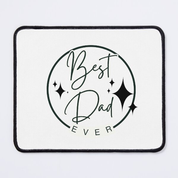 Item preview, Best Dad Ever Circular Design with Stars designed and sold by JeweledDesigns.