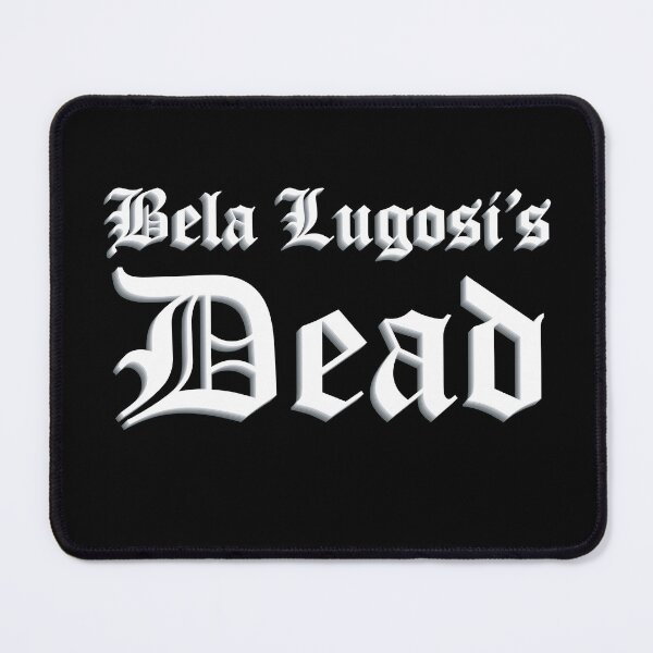 Item preview, Bela Lugosi’s Dead – Gothic Typography Tribute to Bauhaus designed and sold by simpledarkwavewisdom.
