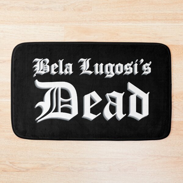 Item preview, Bela Lugosi’s Dead – Gothic Typography Tribute to Bauhaus designed and sold by simpledarkwavewisdom.