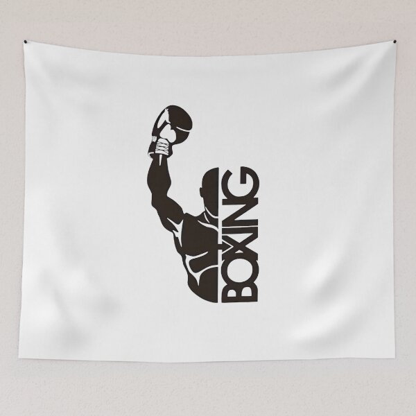 Item preview, Boxing Fan Cartoon Sticker | Boxing Supporter Design designed and sold by aminesez22.